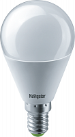 Лампа светодиодная 61 333 NLL-G45-8.5-230-2.7K-E14 8.5Вт шар матовая 2700К тепл. бел. E14 640лм 176-264В Navigator 61333 в Максэлектро