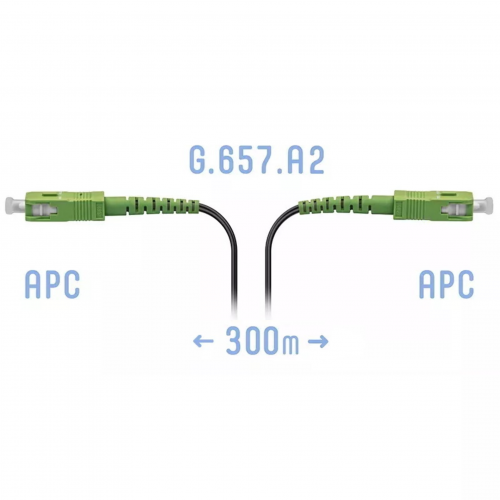 Патчкорд оптический FTTH SC/APC, кабель 604-04-01, 300 метров в Максэлектро