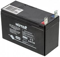 Батарея аккумуляторная АКБ 12В 7А.ч для бензиновых генераторов с электрическим запуском HUTER 64/1/54 в Максэлектро