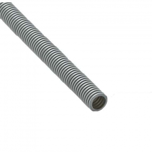 Труба гофрированная ПВХ легкая d32мм с протяжкой сер. (уп.25м) Ruvinil 13201 в Максэлектро