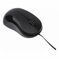 Мышь Оклик 115SR черный оптическая (1000dpi) USB для ноутбука (3but) в Максэлектро