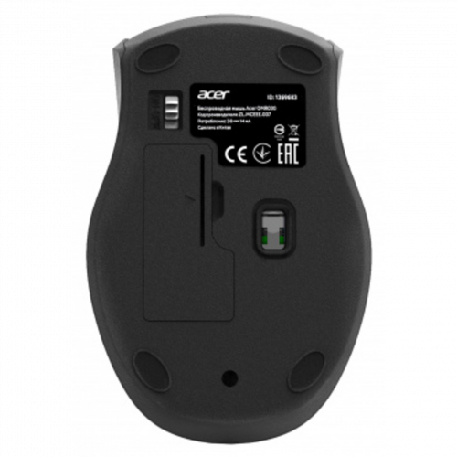 Мышь Acer OMR030 черный оптическая (1600dpi) беспроводная USB (3but) в Максэлектро