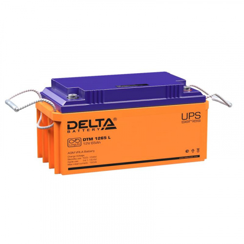 Аккумулятор UPS 12В 65А.ч Delta DTM 1265 L в Максэлектро