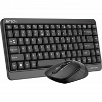 Клавиатура + мышь A4Tech Fstyler FG1110 клав:черный/серый мышь:черный/серый USB беспроводная Multime в Максэлектро