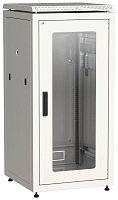 Шкаф сетевой 19дюйм LINEA N 24U 600х600мм стекл. передн. дверь (3 коробки) сер. ITK LN35-24U66-G в Максэлектро